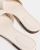 Coach Coach Margot Leather Flat Sandals Chalk - 4