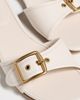 Coach Coach Margot Leather Flat Sandals Chalk - 6