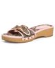 Coach Coach Margot Wooden Sandals Oak/Candy Pink - 1