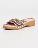 Coach Coach Margot Wooden Sandals Oak/Candy Pink - 2