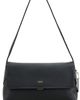 Coach Coach Natural Grain Leather Chelsea Shoulder Bag Black One - 1