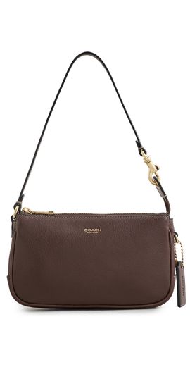 Coach Coach Natural Grain Leather Plaza Bag 18 Maple One