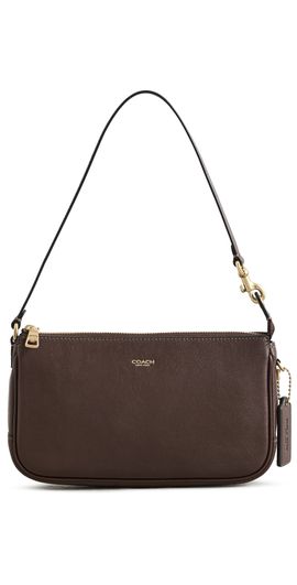 Coach Coach Natural Grain Leather Plaza Bag Maple One