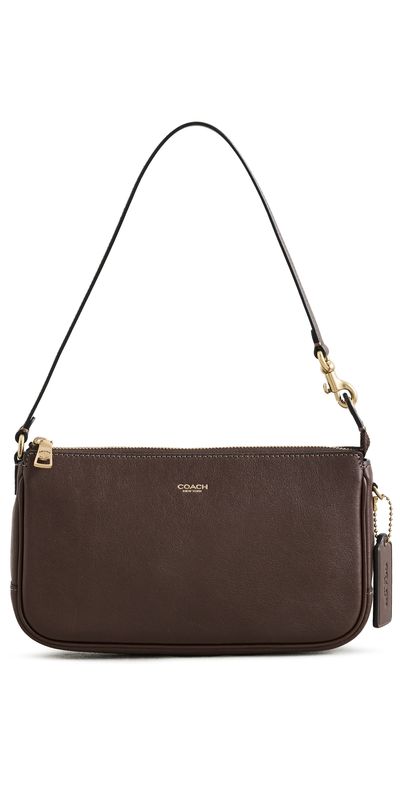 Coach Coach Natural Grain Leather Plaza Bag Maple One