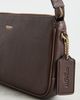 Coach Coach Natural Grain Leather Plaza Bag Maple One - 5