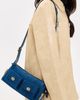 Coach Coach Originals Suede Turnlock Haversack Bag 27 Blue Jay One - 3