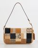 Coach Coach Patchwork Leather Plaza Shoulder Bag Brown Multi One - 2