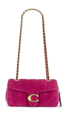 Coach Coach Quilted Suede Tabby Shoulder Bag 20