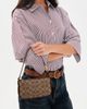 Coach Coach Recycled Signature Leather 18 Plaza Bag Tan Brown One - 3