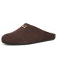 Coach Coach Sculpted C Soft Mules Chocolate Suede - 1
