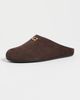 Coach Coach Sculpted C Soft Mules Chocolate Suede - 2