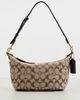 Coach Coach Signature Jacquard Pouch Shoulder Bag Khaki Maple One - 2