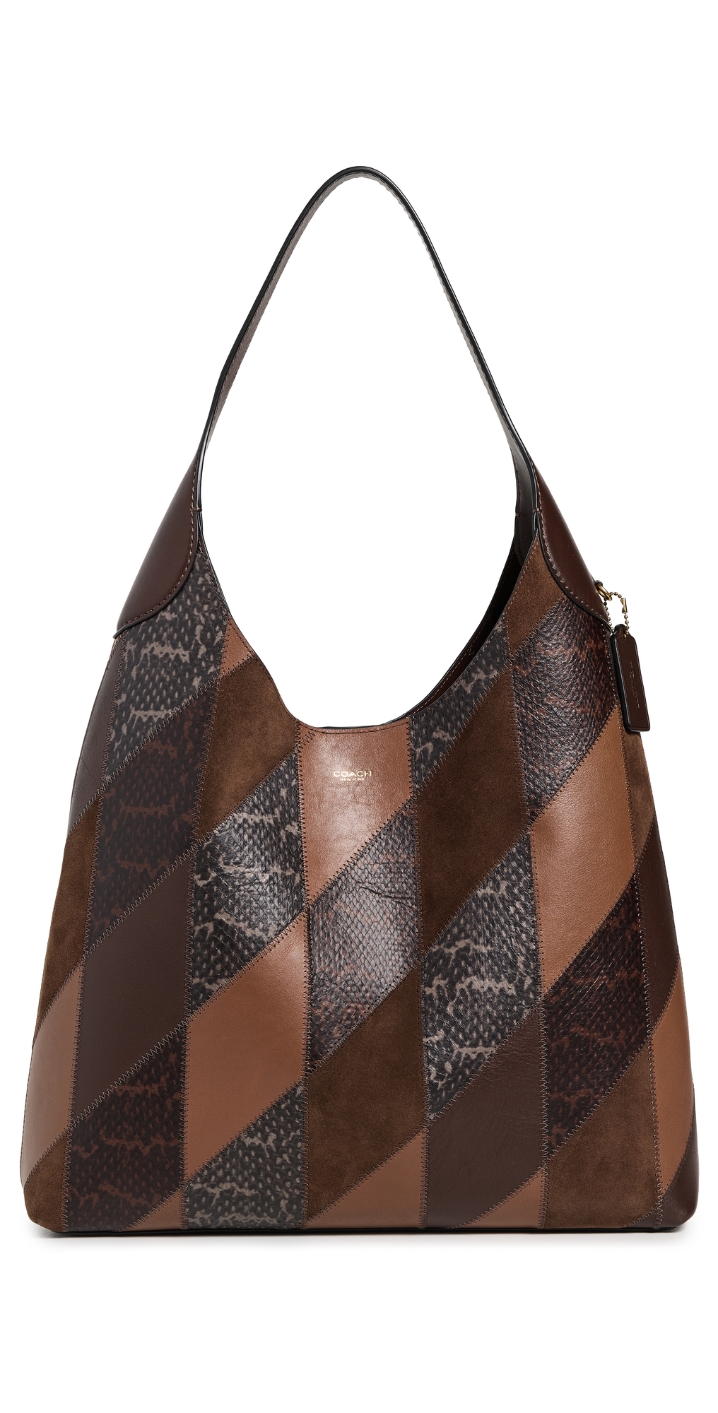 Coach - Snake Patchwork Brooklyn Shoulder Bag 39 B4/Maple Multi One