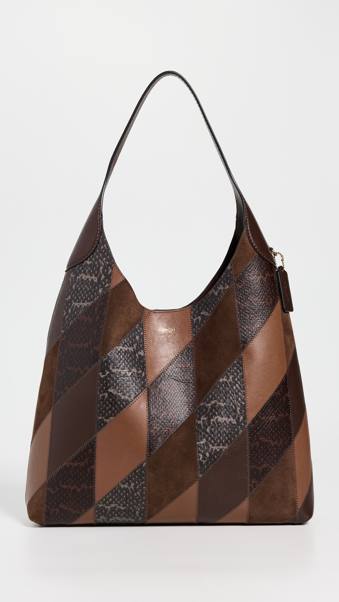 Coach - Snake Patchwork Brooklyn Shoulder Bag 39 B4/Maple Multi One