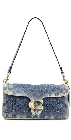 Coach Coach Soft Crystal Signature Denim Tabby Shoulder Bag 26 Denim One