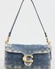 Coach Coach Soft Crystal Signature Denim Tabby Shoulder Bag 26 Denim One - 2