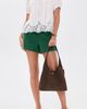 Coach Coach Suede Brooklyn Shoulder Bag Dark Chocolate One - 3