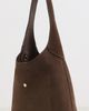 Coach Coach Suede Brooklyn Shoulder Bag Dark Chocolate One - 4