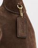 Coach Coach Suede Brooklyn Shoulder Bag Dark Chocolate One - 5