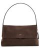 Coach Coach Suede Chelsea Shoulder Bag Dark Chocolate One - 1