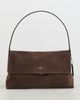 Coach Coach Suede Chelsea Shoulder Bag Dark Chocolate One - 2