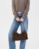 Coach Coach Suede Chelsea Shoulder Bag Dark Chocolate One - 3