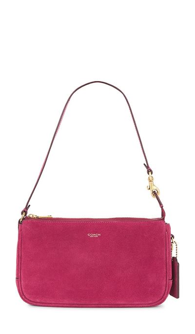 Coach Coach Suede Plaza Bag