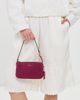 Coach Coach Suede Plaza Shoulder Bag Dark Fuchsia One - 3