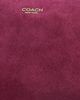 Coach Coach Suede Plaza Shoulder Bag Dark Fuchsia One - 5