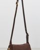 Coach Coach Suede Turn-Lock Haver Shoulder Bag Dark Chocolate One - 4