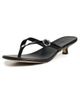 Coach Coach Tea Rose Thong Kitten Heels Black - 1