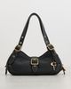 Coach Coach Textured Pebble Leather Drifter Shoulder Bag 31 Black One - 2