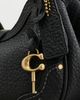 Coach Coach Textured Pebble Leather Drifter Shoulder Bag 31 Black One - 5