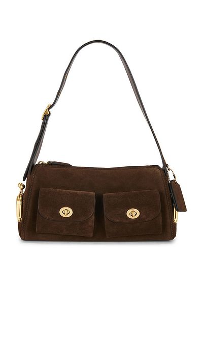 Coach Coach The Coach Originals Suede Turnlock Haversack 27