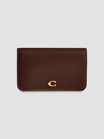 COACH COACH Women's Essential Slim Leather Card Case