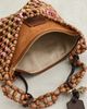Coach Coach Wooden Beaded Brooklyn Shoulder Bag 28 Maple Multi One - 6