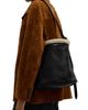 COACH Women's Bleecker Shearling-Trimmed Leather Bucket Bag - 3