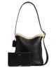 COACH Women's Bleecker Shearling-Trimmed Leather Bucket Bag - 5