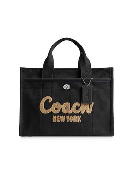 COACH Women's Cargo Canvas & Leather Tote Bag