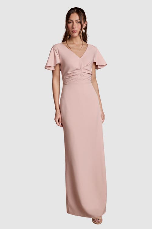 Coast Coast Crepe Fold Bridesmaid Maxi Dress