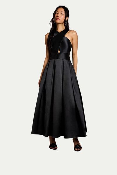Coast Coast Halter Neck Fit & Flare Midi Dress