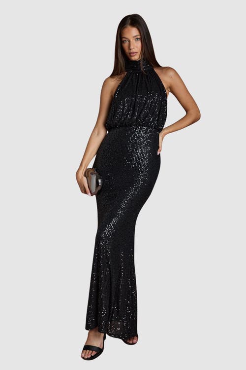 Coast Coast Halterneck Sequin Bridesmaid Maxi Dress