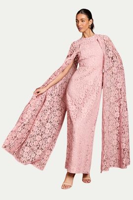 Coast Coast Lace Cape Gown
