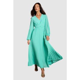 Coast Coast Pleated Wrap Dress