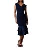Coast Coast Satin Back Crepe Peplum Dress - 1