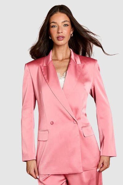 Coast Coast Satin Longline Blazer