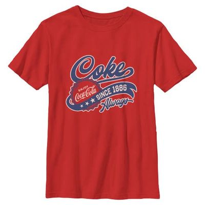 Coca Cola Coca Cola Boys' Always Enjoy Since 1886 Graphic Short Sleeve T-Shirt