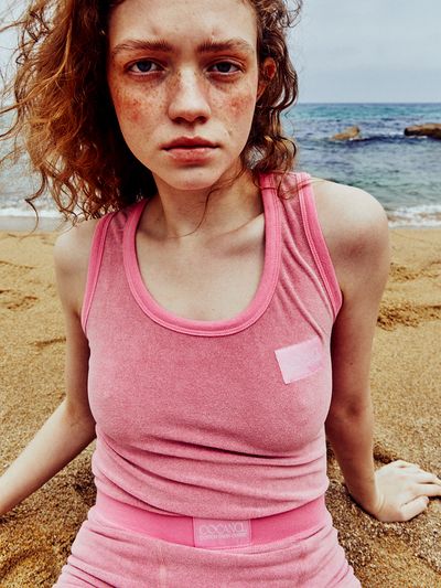 Cocancl CANDY TANK TOP / DUSTY PINK