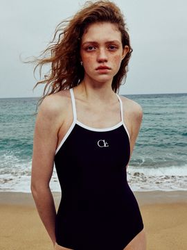 Cocancl CCL Logo Swimsuit - Black