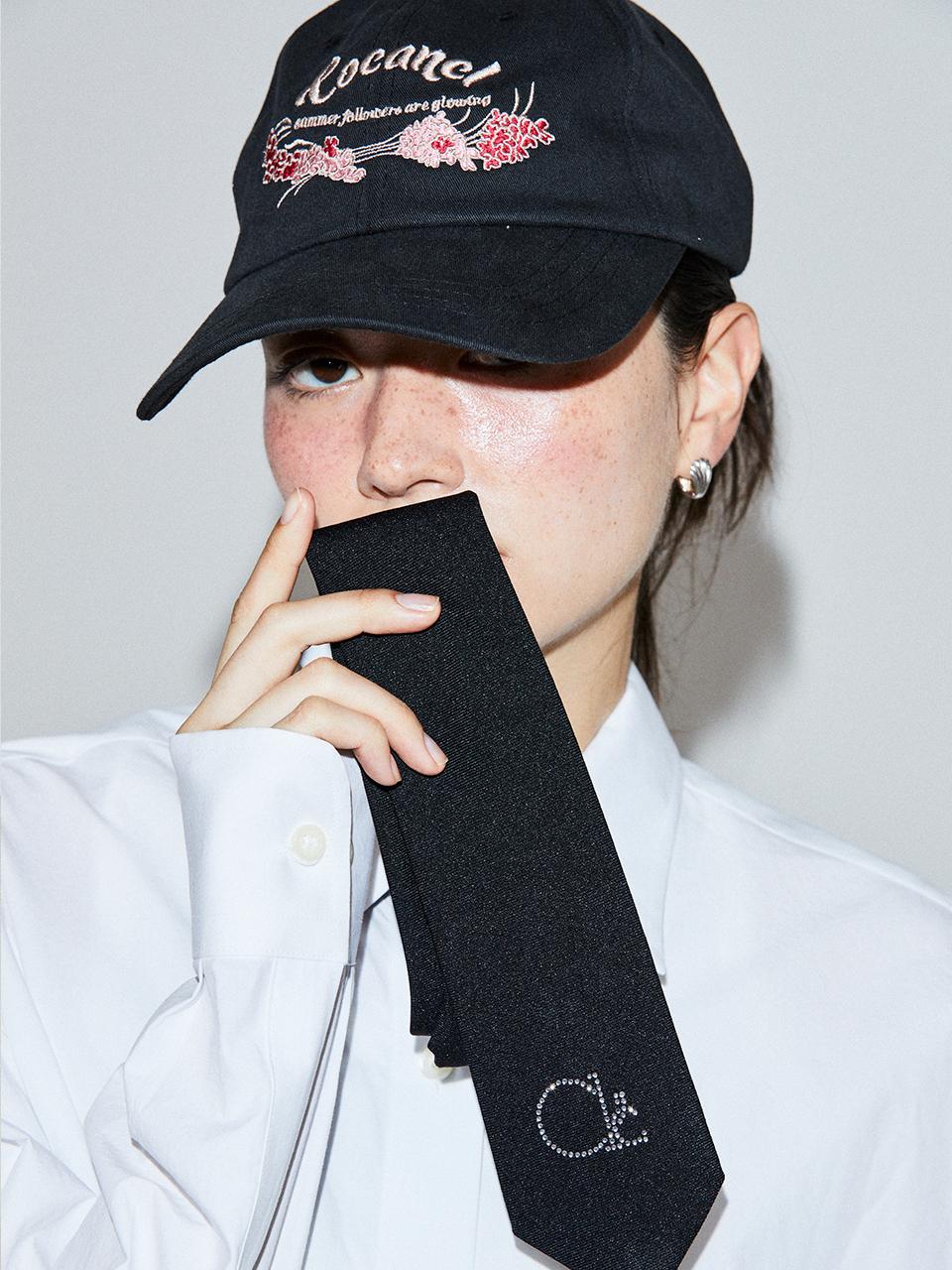 Cocancl Cotton Floral Embroidered Summer Cap